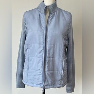 Carolyn Taylor new with tags size large mock neck jacket with sweater sleeves